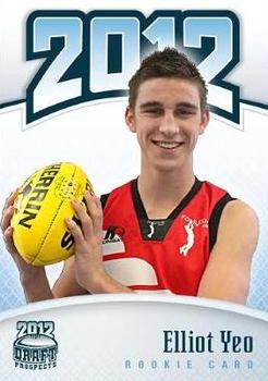 2012 Footy AFL Draft Prospects #12 Elliot Yeo Front
